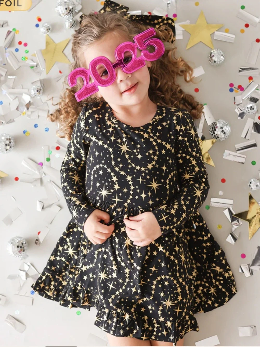 Posh Peanut Calypso Ruffled Twirl Dress